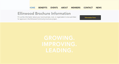 Desktop Screenshot of ellinwoodchamber.com